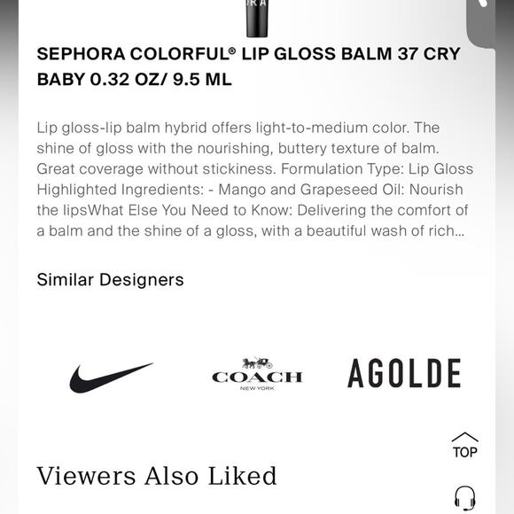 NWT 3 Sephora colorful glass balm in silk pony - Picture 5 of 5